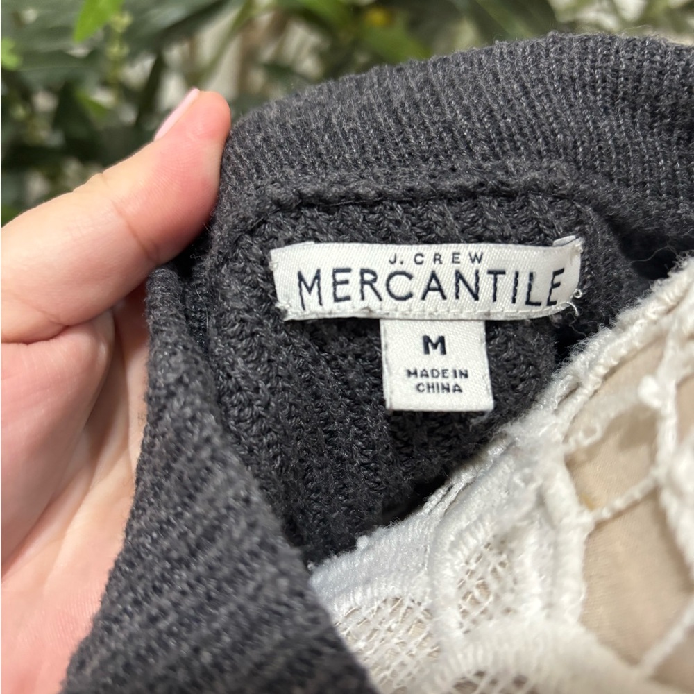 Women's j.Crew Mercantile Bow Neck Sweater - Picture 2 of 2